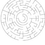 30 Pages Simple Circle Maze Puzzle Book for Kids Ages 4–8_4