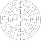 30 Pages Simple Circle Maze Puzzle Book for Kids Ages 4–8_5