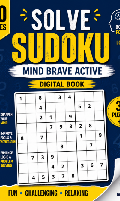 30 Pages Solve Sudoku Mind Brave Active Digital_book