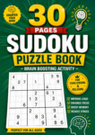 30 Pages Sudoku Puzzle Digital Book for Brain Training