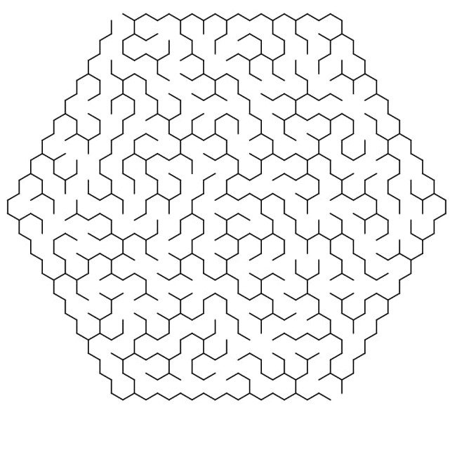 30 page hexagon Maze puzzle book_3