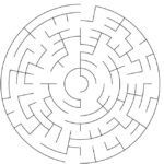 Circle Maze Puzzle Book for Kids (30 Pages)_1