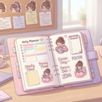 Cute Exam & School Study Planner 20 Sticker Bundle5