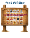 God Sticker Guj_Hindi with Name 40 Sticke Bundle1