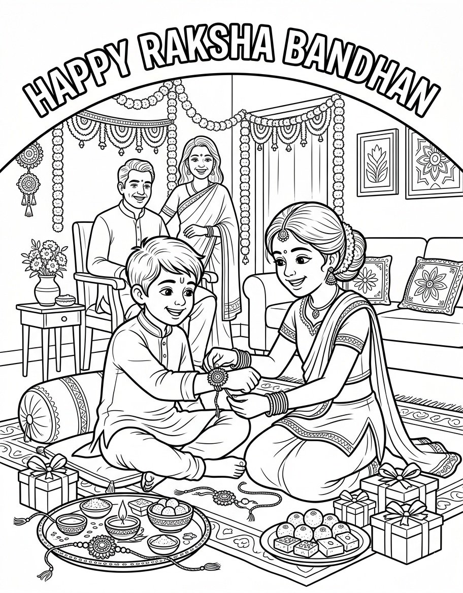 Indian Festivals Coloring Book For kids aur adults10 Indian Festivals Coloring Book For kids aur adults10