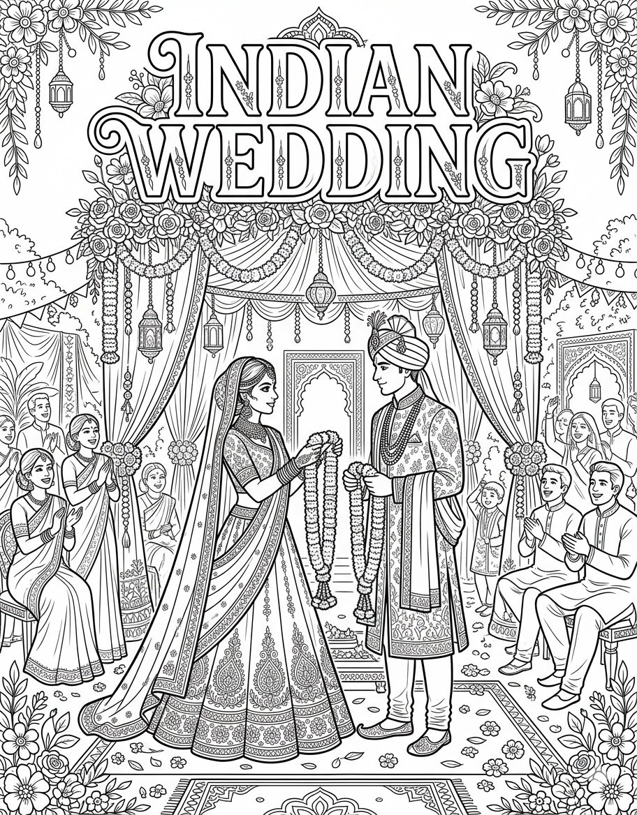 Indian Festivals Coloring Book For kids aur adults2 Indian Festivals Coloring Book For kids aur adults2