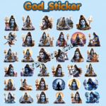 Kids God Shiv 95 Sticker Bundle PNG6