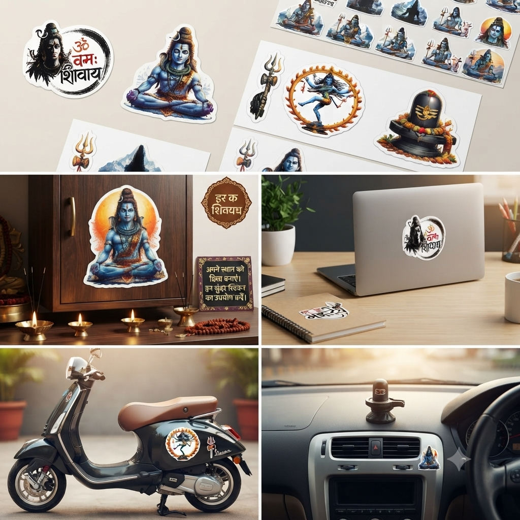 Kids God Shiv 95 Sticker Bundle PNG9