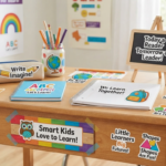 Kindergarten Educational 30 Sticker Bundle9