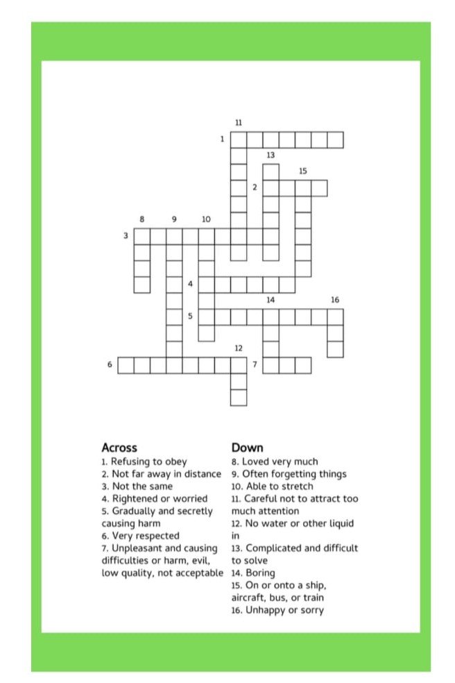 Printable Digital Crossword Puzzle 30 Page Pack for Kids & Adults2