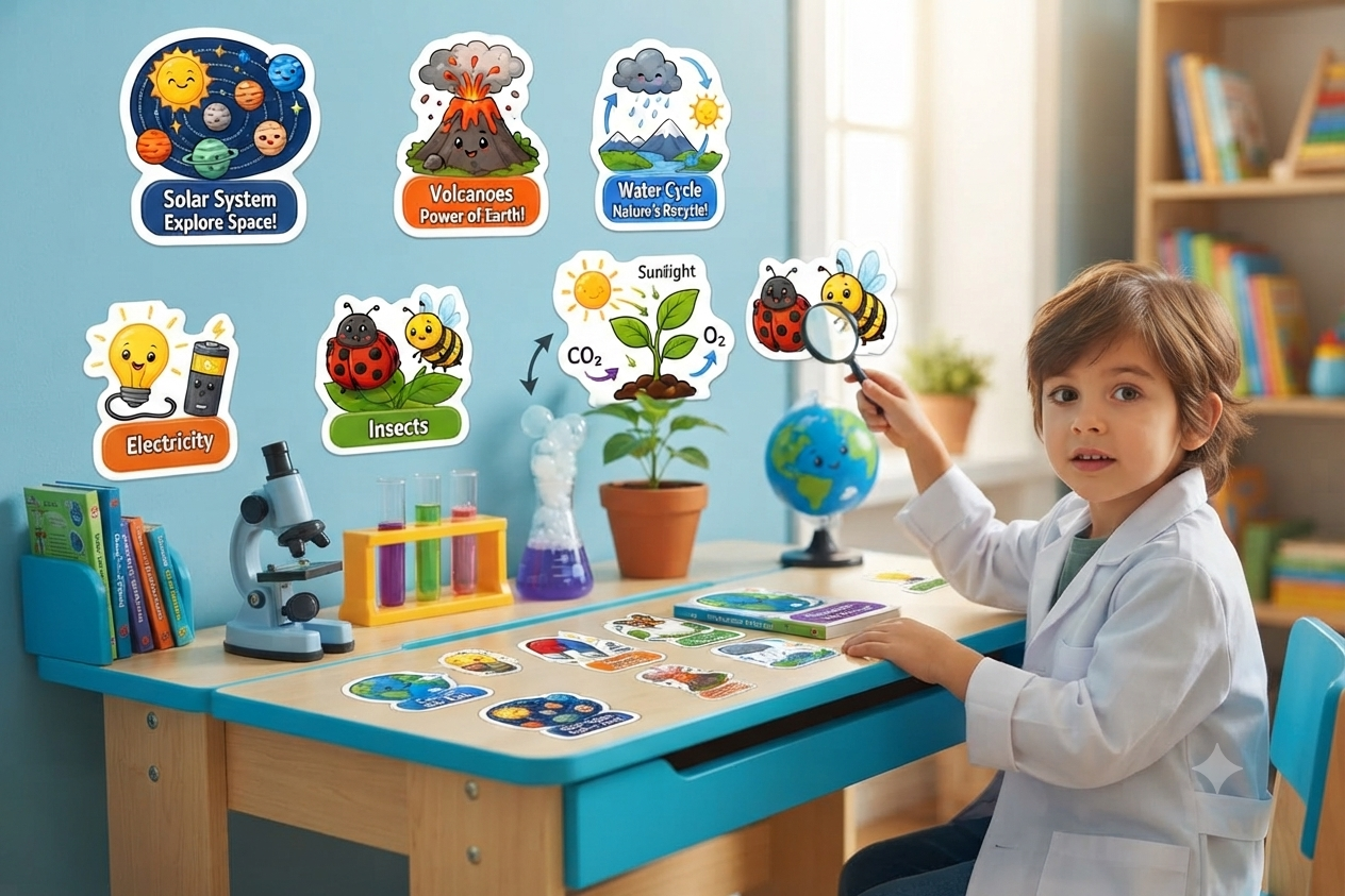 Science Learning 30 Stickers Bundle15 Science Learning 30 Stickers Bundle15