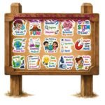 Science Learning 30 Stickers Bundle2