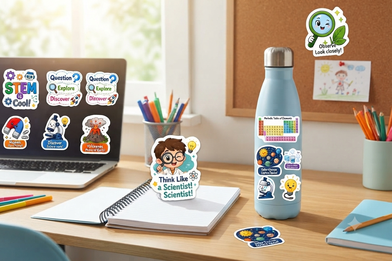Science Learning 30 Stickers Bundle6 cience Learning 30 Stickers Bundle6