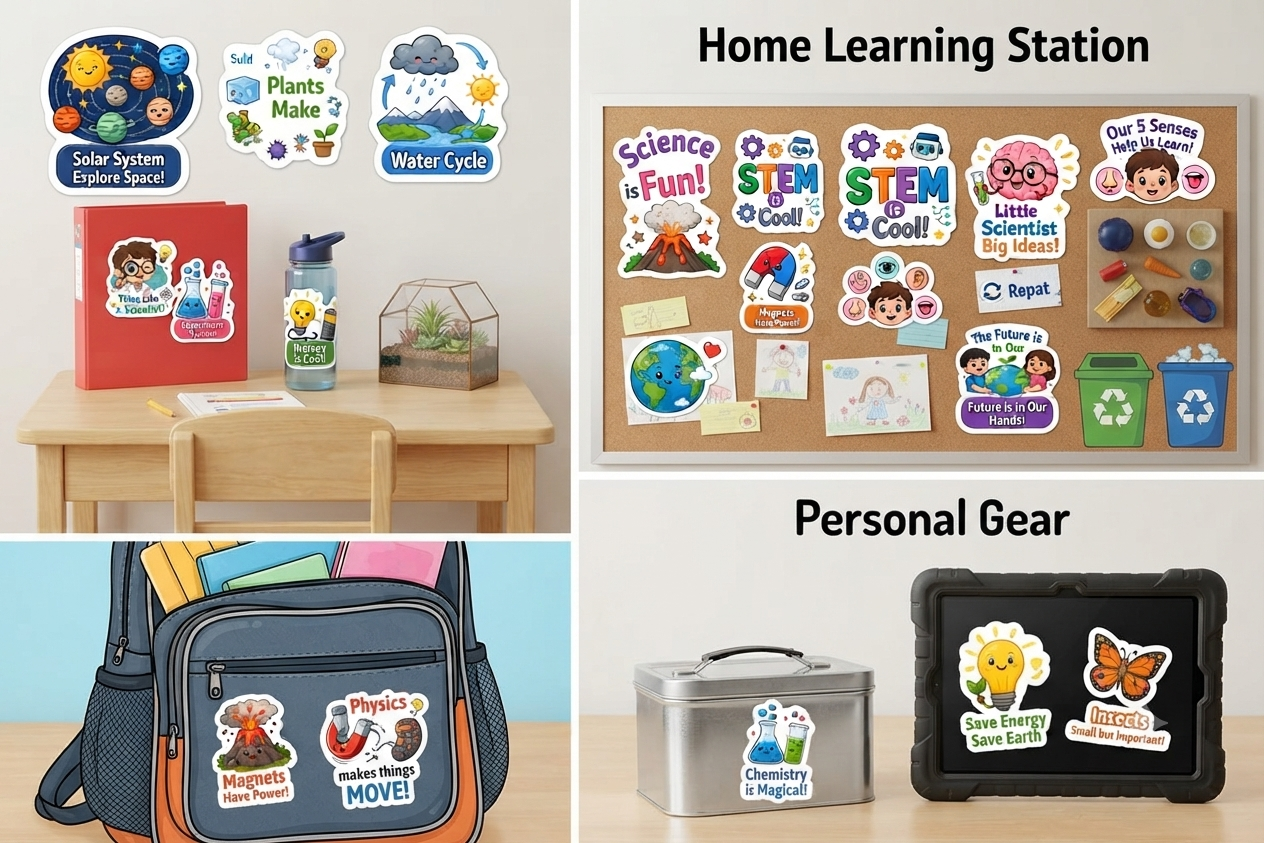 Science Learning 30 Stickers Bundle7 Science Learning 30 Stickers Bundle7