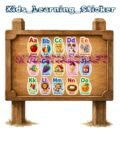 Simple Alphabet & Phonics Stickers A To Z1