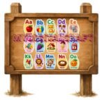 Simple Alphabet & Phonics Stickers A To Z1