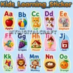 Simple Alphabet & Phonics Stickers A To Z3