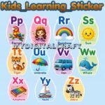 Simple Alphabet & Phonics Stickers A To Z4
