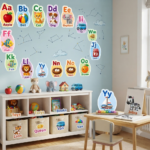 Simple Alphabet & Phonics Stickers A To Z9
