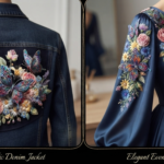 3D Textured Embroidery Butterfly & Floral Artwork 5 Patch_11