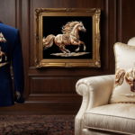 3D Textured Embroidery Horse Artwork 5 Patch Design_9