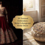 3D Textured Embroidery Royal Circular Mandala Artwork 10 patch Design_12
