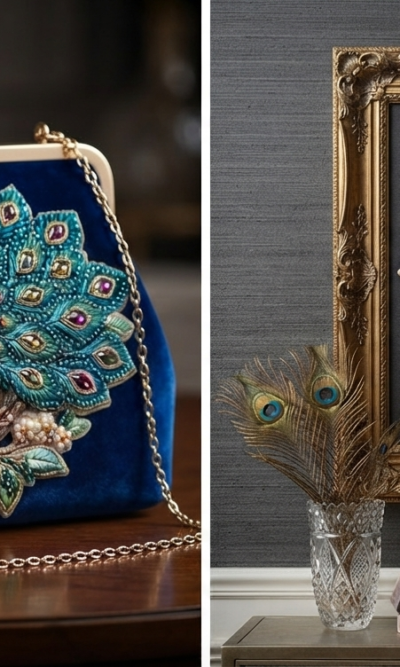Luxury 3D Textured Peacock Embroidery Design_2