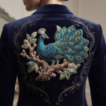 Luxury 3D Textured Peacock Embroidery Design_6