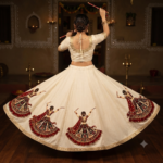 5 Digital Garba Dancer 3D Embroidery Sticker_11