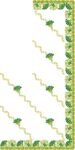 C Pallu Saree Embroidery Design with Floral Border
