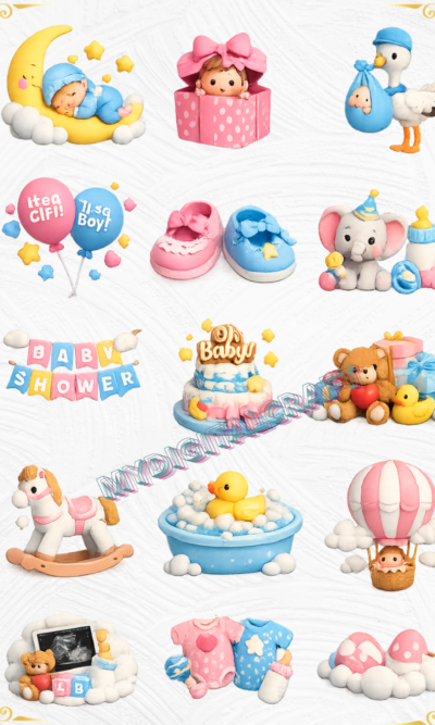 Baby Shower 3D Design_2