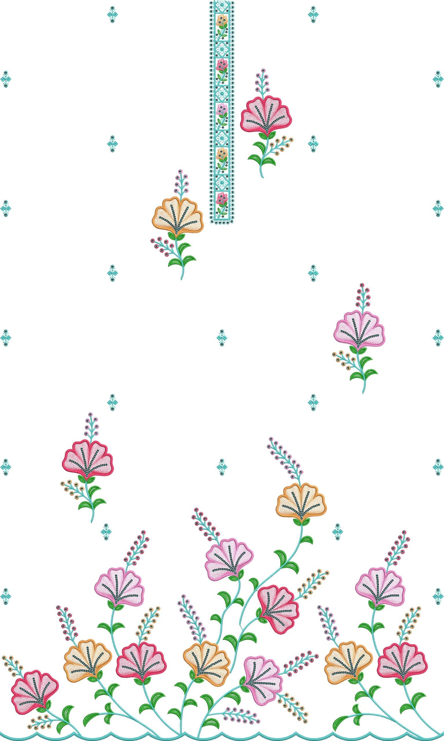 J191080 3mm seq long suit embroidery machine design