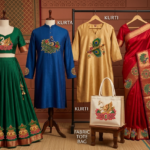 Luxury Indian Embroidery DTF Sticker 5 Pcs Set Peacock, Lotus, Kalash, Flute & Mandala_4