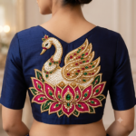 Luxury Swan & Lotus Embroidery Ironing Sticker_6