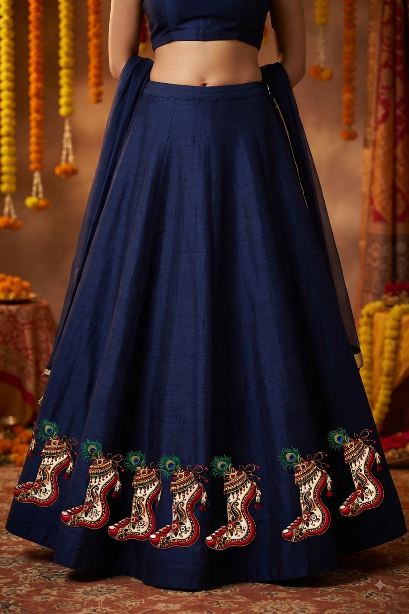 Royal Krishna Poshak DTF Iron On Transfer_11