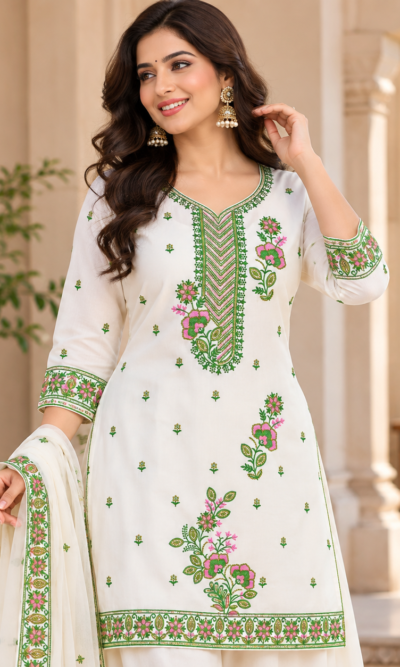 2.5 MM Bhungali Sequin Suit Embroidery Design
