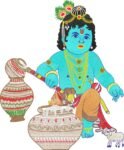 Krishna Embroidery Design – Lord Krishna Machine Embroidery Design