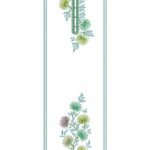 2.5MM Bhungali Sequin Suit Embroidery Design with Floral Neckline