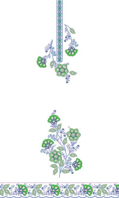 3mm Sequin 2.5MM Bhungali Sequin Suit Embroidery Design
