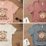 But First Coffee 3D Women’s T-Shirt Design_4
