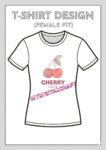 Cute Cherry Women’s T-Shirt Design_1