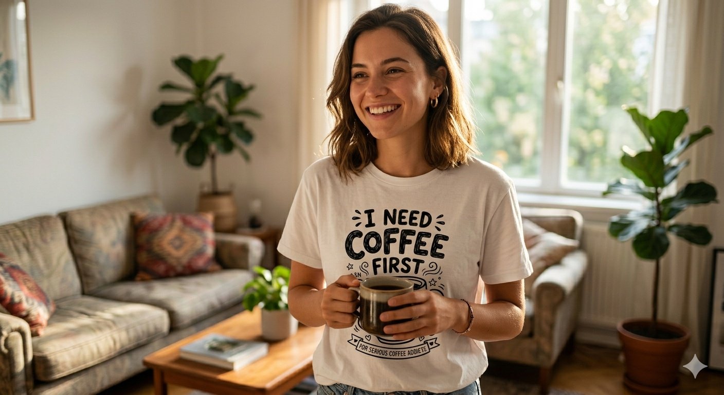 I Need Coffee First Funny Coffee Lover T-Shirt Design_2 I Need Coffee First Funny Coffee Lover T-Shirt Design_2