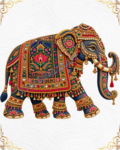 Royal Elephant Embroidery DTF_1