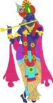 Shree Krishna Embroidery Design Lord Krishna with Flute